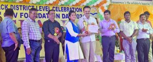 Odisha adarsha bidyalaya ra 10th stapana dibasa palana