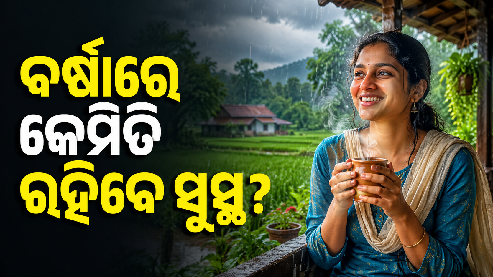 ବର୍ଷା ଦିନେ ଜରୁରୀ ସ୍ୱାସ୍ଥ୍ୟ ଖବର