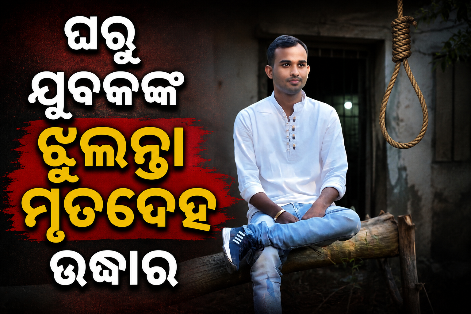 ଘରୁ ଯୁବକଙ୍କ ଝୁଲନ୍ତା ମୃତଦେହ ଉଦ୍ଧାର: ହତ୍ୟା ନା ଆତ୍ମହତ୍ୟା, ବଢ଼ୁଛି ସନ୍ଦେହ