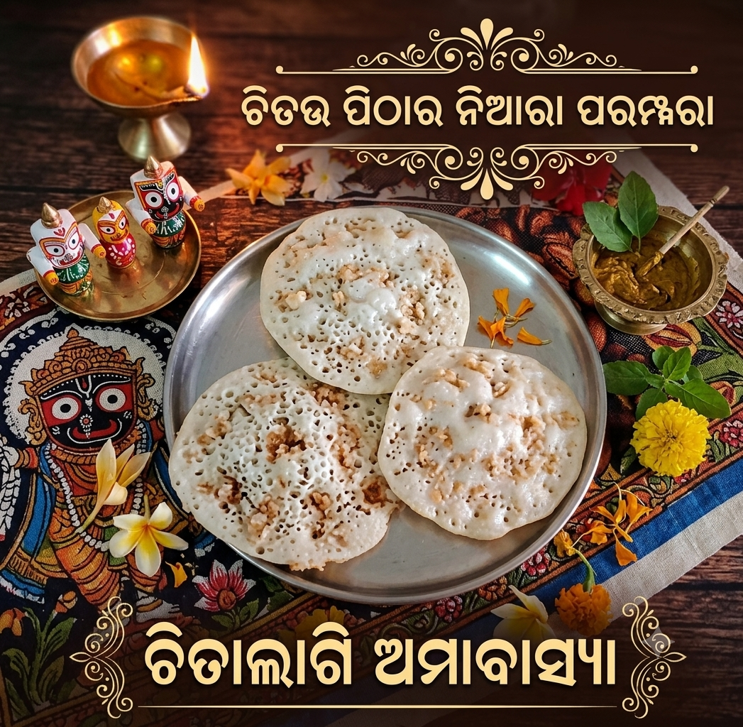 ଚିତଉ ପିଠାର ନିଆରା ପରମ୍ପରା ଚିତାଲାଗି ଅମାବାସ୍ୟା