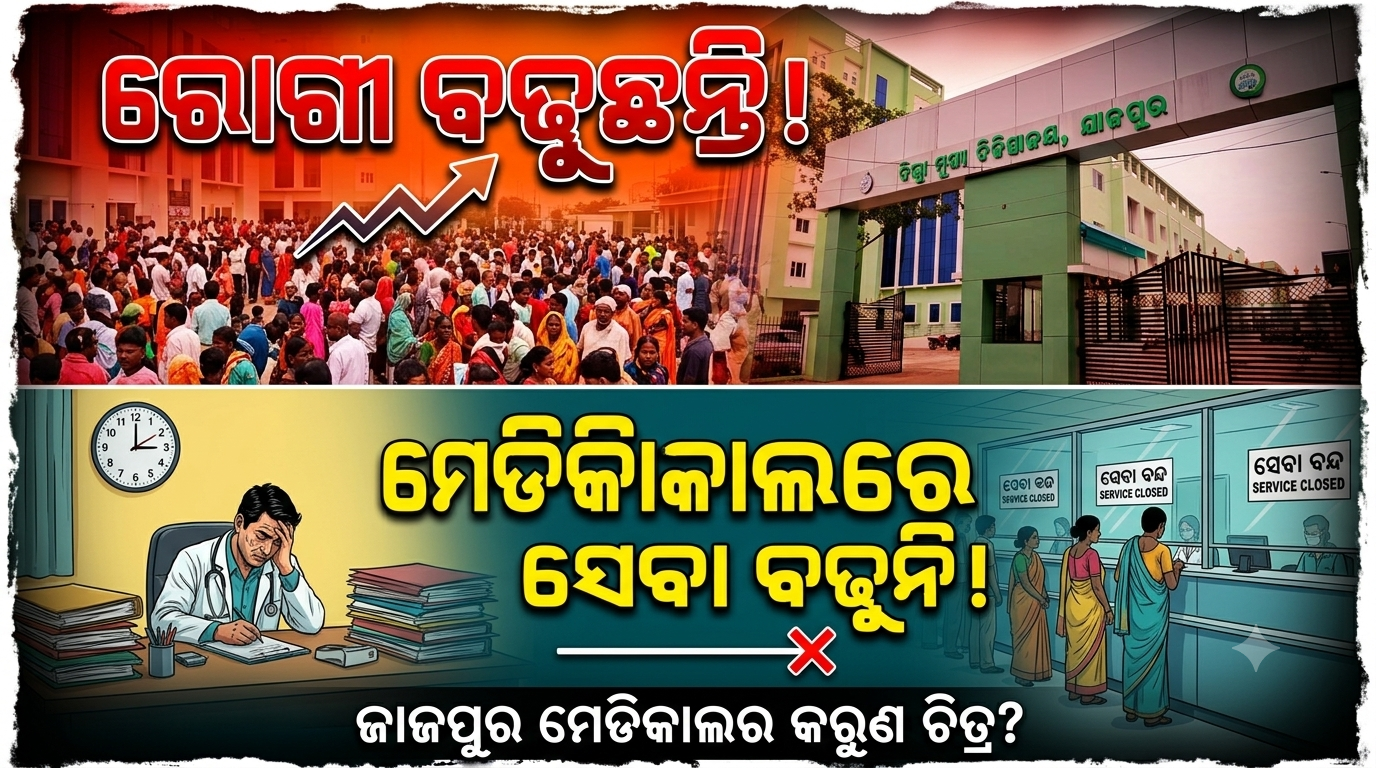 ରାଜ୍ୟର ମେଡିକାଲ କଲେଜ: ରୋଗୀ ବଢୁଛନ୍ତି, ସେବା ବଢୁନି