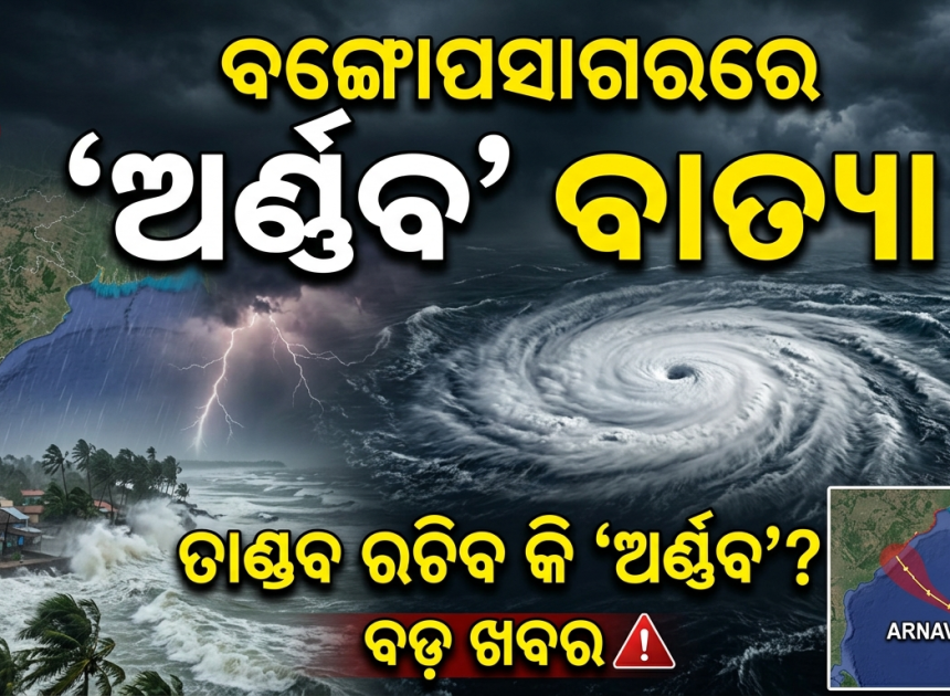 ବଙ୍ଗୋପସାଗରରେ ଅବପାତ, ‘ଅର୍ଣ୍ଣବ’ ନେଇ ଚର୍ଚ୍ଚା