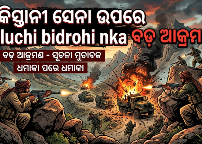 ବେଲୁଚିସ୍ତାନରେ ପାକିସ୍ତାନୀ ସେନା ଉପରେ BLAର ବଡ଼ ଆକ୍ରମଣ; ୨୫ ସୈନିକ ମୃତ୍ୟୁ ଦାବି