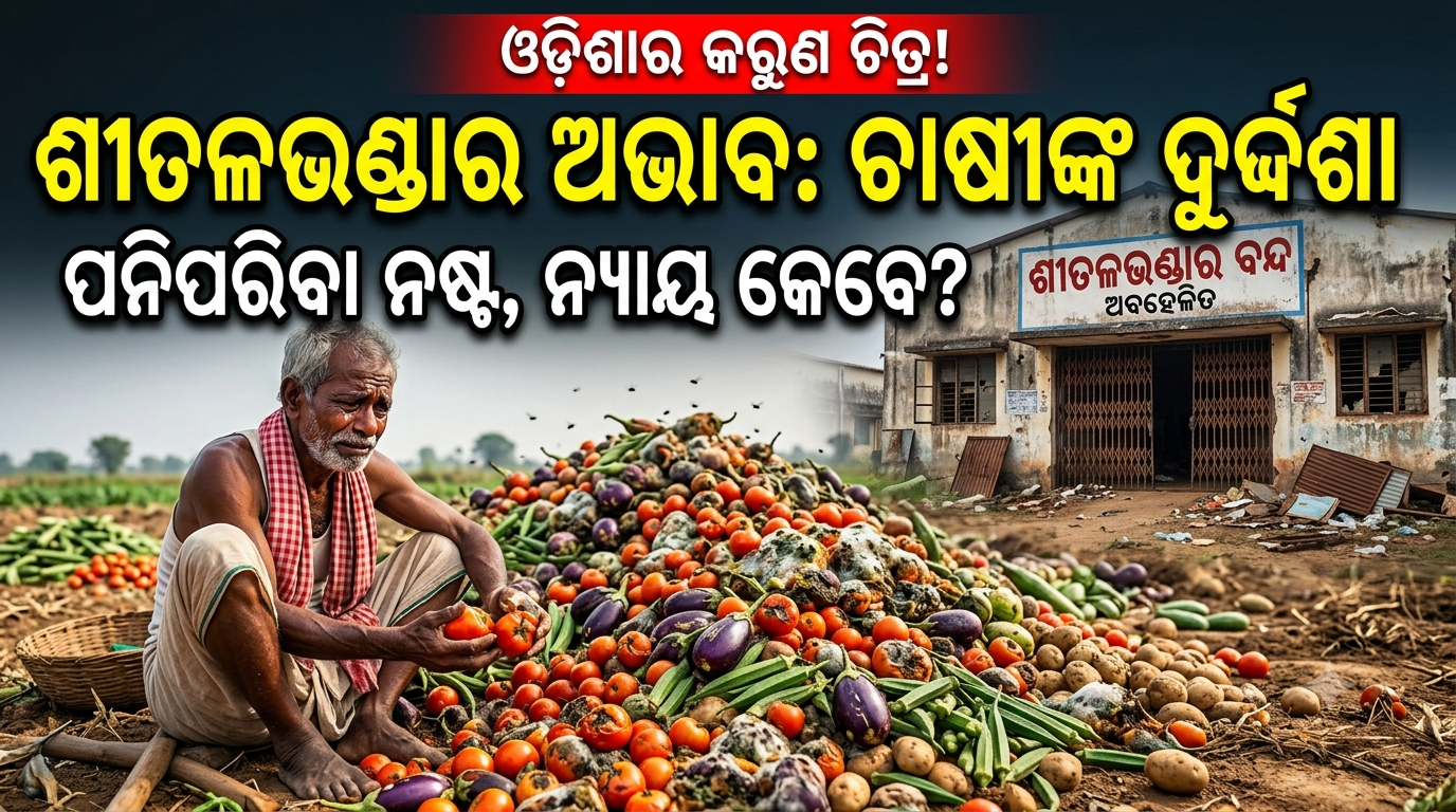 ଭୂତକୋଠି ପାଲଟିଛି ରାଜ୍ୟର ଦ୍ୱିତୀୟ ଶୀତଳଭଣ୍ଡାର: ଝାଳବୁହା ଚାଷର ମିଳୁନି ଉଚିତ ମୂଲ୍ୟ