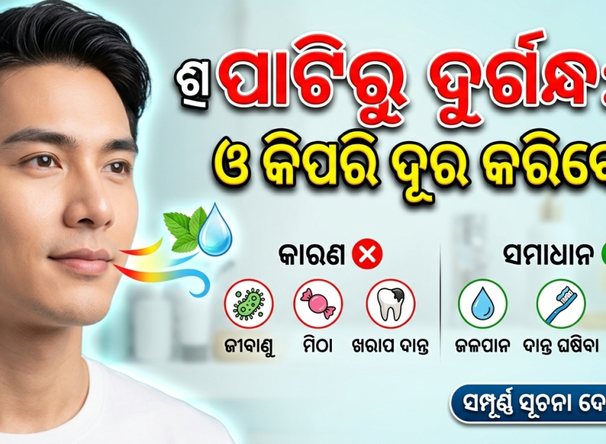 ପାଟିରୁ କାହିଁକି ଆସେ ଦୁର୍ଗନ୍ଧ? ଏହି ସମସ୍ୟାରୁ କିପରି ମୁକ୍ତି ପାଇବେ?