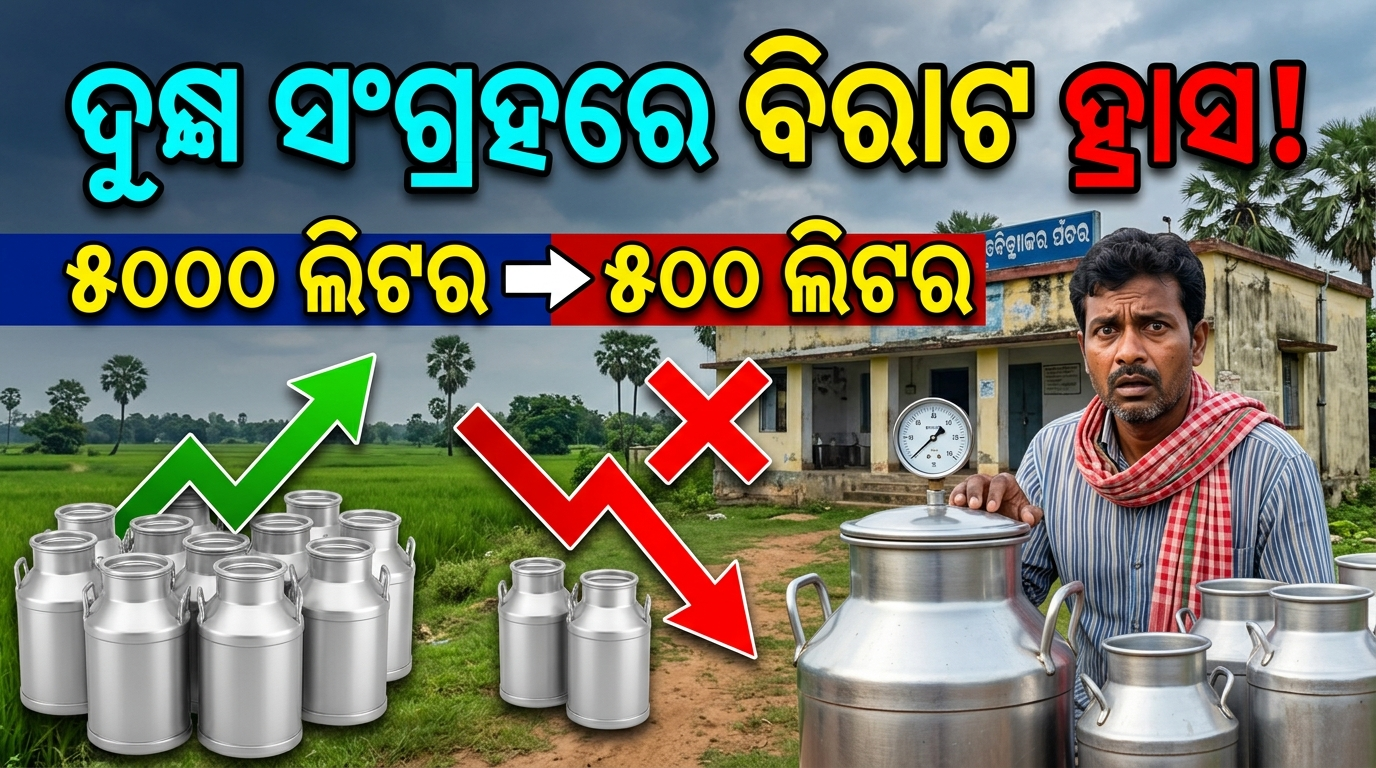 ଜରାଜୀର୍ଣ୍ଣ ଅବସ୍ଥାରେ ଦୁଗ୍ଧ ପ୍ରକ୍ରିୟାକରଣ କେନ୍ଦ୍ର